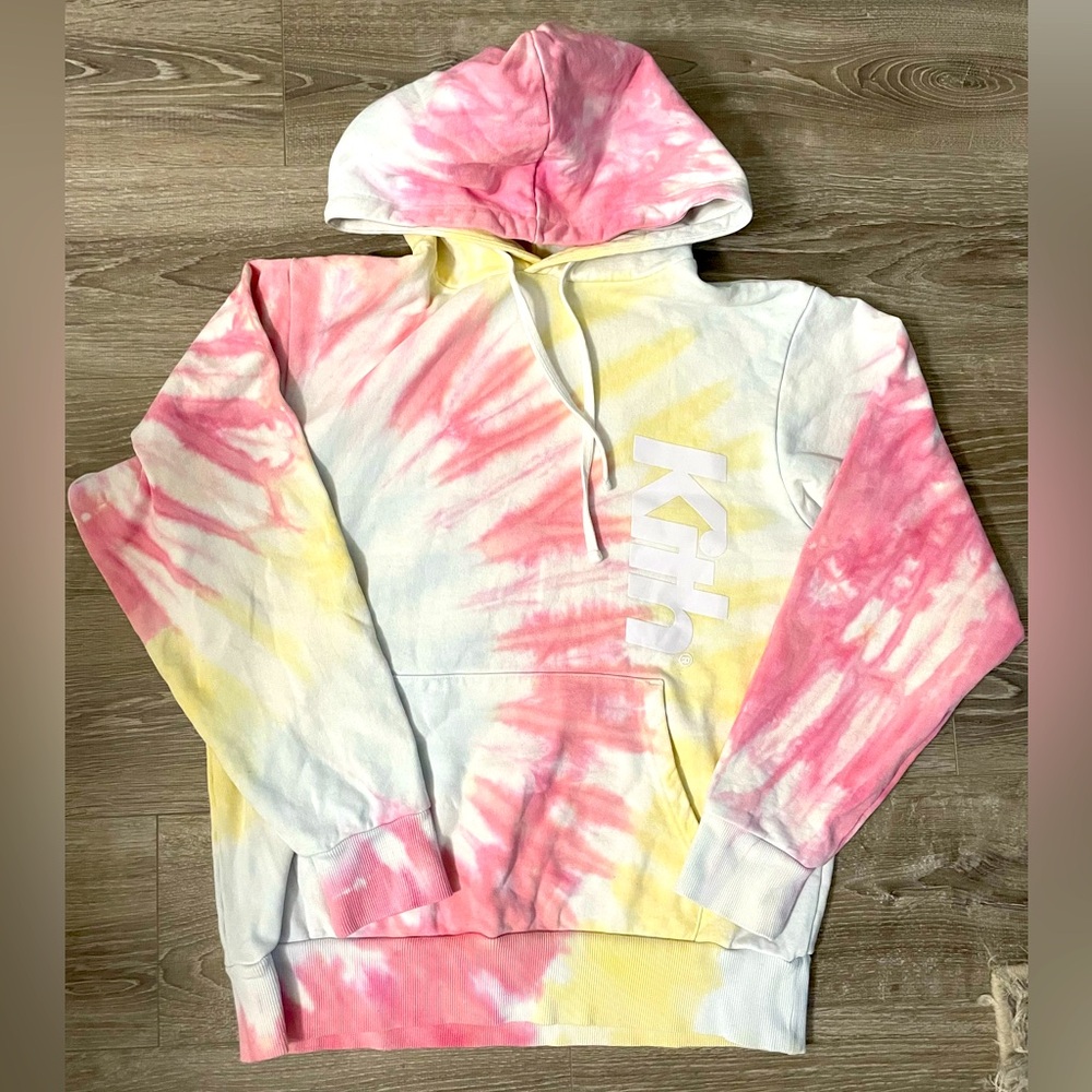 KITH Pink Tye Dye Williams Hoodie - Size M